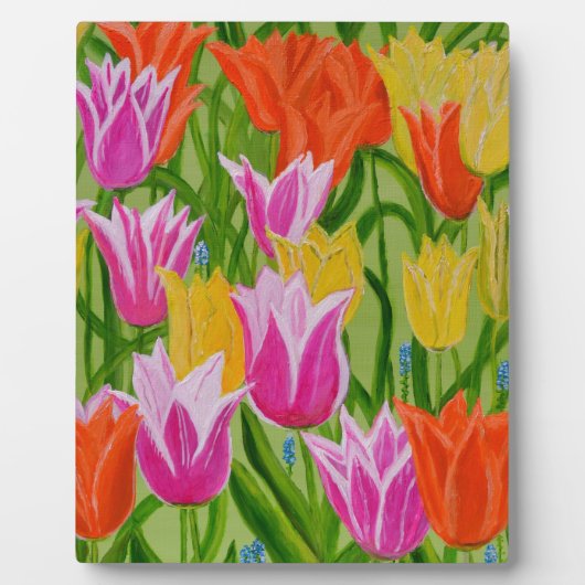 Tulpen Fotoplaat (Voorkant)