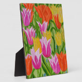 Tulpen Fotoplaat (Zijkant)