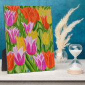 Tulpen Fotoplaat (Zijkant)