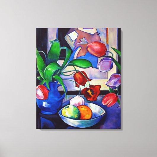 Tulpen & Fruit - Canvas Print (Voorkant)