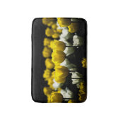 Tulpen geel en wit badmat (Voorkant Verticaal)