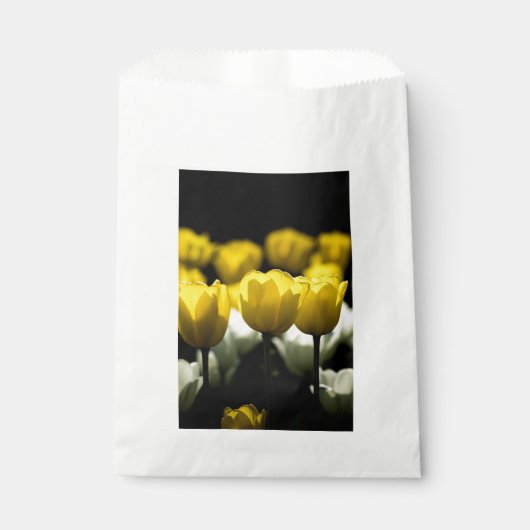 Tulpen Geel En Wit Bedankzakje (Voorkant)