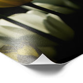 Tulpen geel en wit foto afdruk (Hoek)