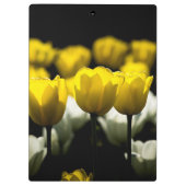 Tulpen geel en wit klembord (Achterkant)