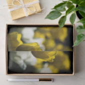 Tulpen geel en wit tissuepapier (Geschenk)