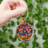 Tulpen gepersonaliseerde moeder sleutelhanger (Hand)