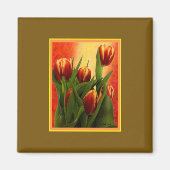 Tulpen Gibney Het MUSEUM Zazzle Gifts Magneet (Voorkant)