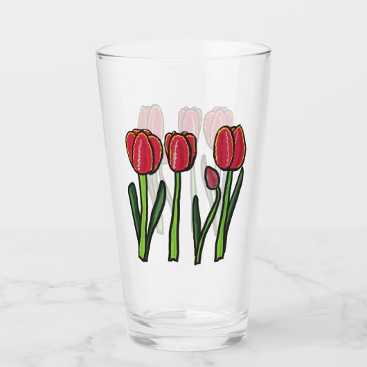 Tulpen Glas (Voorkant)