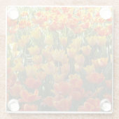 Tulpen Glas Onderzetter (Achterkant)