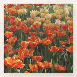 Tulpen Glas Onderzetter Glazen Onderzetter