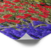 Tulpen, grafiethyacinth en affodils, poster (Hoek)