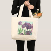 Tulpen Grote Tote Bag (Voorkant (product))