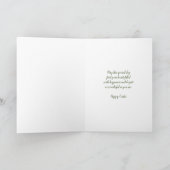 Tulpen Happy Easter Tante en oom Feestdagen Kaart (Binnen)