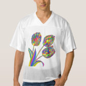 tulpen heren football jersey (Voorkant)