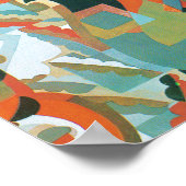 Tulpen in Abstract Poster (Hoek)