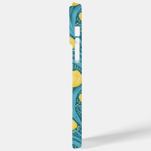 Tulpen in blauw en geel Case-Mate iPhone case (Achterkant / Links)