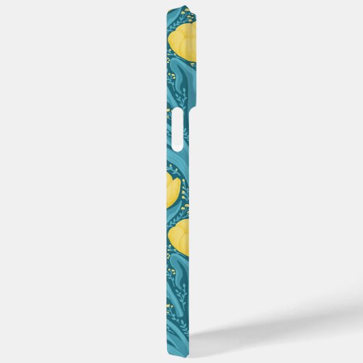 Tulpen in blauw en geel Case-Mate iPhone case (Achterkant / Rechts)