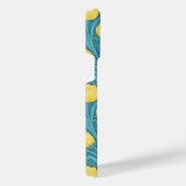 Tulpen in blauw en geel iPhone hoesje (Rechterkant)