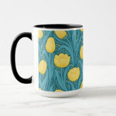 Tulpen in blauw en geel mok (Links)