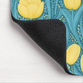 Tulpen in blauw en geel muismat (Hoek)