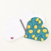 Tulpen in blauw en geel notitieboek (Binnen)