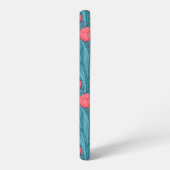 Tulpen in blauw en rood samsung galaxy hoesje (Linkerkant)