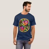 Tulpen in de cirkel t-shirt (Voorkant volledig)