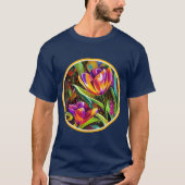 Tulpen in de cirkel t-shirt (Voorkant)