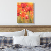 Tulpen in de Midst Canvas Afdruk (Insitu (Slaapkamer))