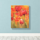 Tulpen in de Midst Canvas Afdruk (Insitu (Houten vloer))