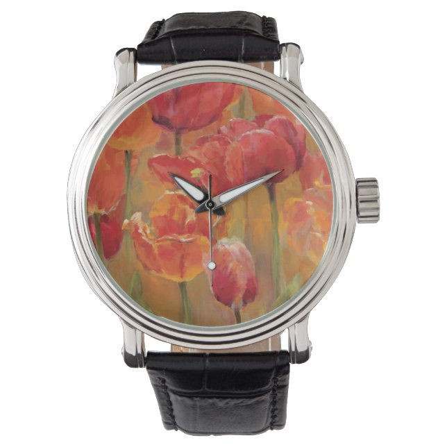 Tulpen in de Midst Horloge (Voorkant)
