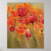 Tulpen in de Midst Poster (Voorkant)