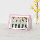 Tulpen in de tuin kaart (Gele Bloem)