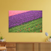 Tulpen in de tuinen van Keukenhof, Amsterdam, 2 Canvas Afdruk (Insitu (Woonkamer))