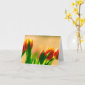 Tulpen in de zon kaart (Gele Bloem)