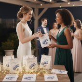 Tulpen in Delfts Blauw aanpasbaar Bedankzakje