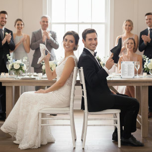 Tulpen in Delfts Blauw aanpasbaar Fotoplaat