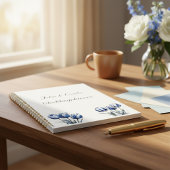Tulpen in Delfts Blauw, aanpasbaar Planner