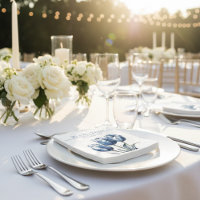 Tulpen in Delfts Blauw aanpasbaar