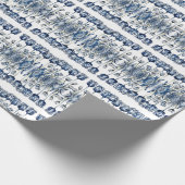 Tulpen in Delfts Blauw Cadeaupapier (Hoek)