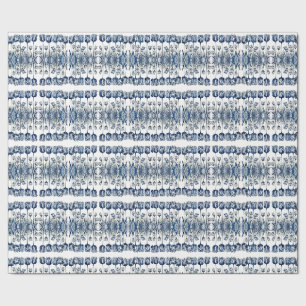 Tulpen in Delfts Blauw Cadeaupapier