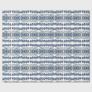 Tulpen in Delfts Blauw Cadeaupapier