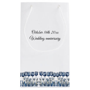 Tulpen in Delfts Blauw  Klein Cadeauzakje