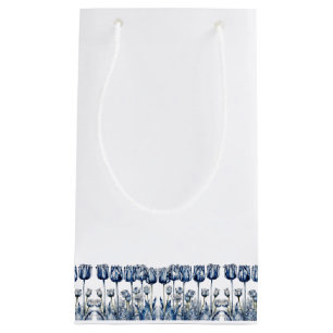 Tulpen in Delfts Blauw  Klein Cadeauzakje