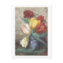 Tulpen in een vaas ( Sientje Mesdag-van Houten.
