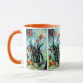 Tulpen in een Vase door Paul Cezanne,  kunst Mok (Links)