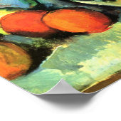 Tulpen in een Vase door Paul Cezanne,  kunst Poster (Hoek)