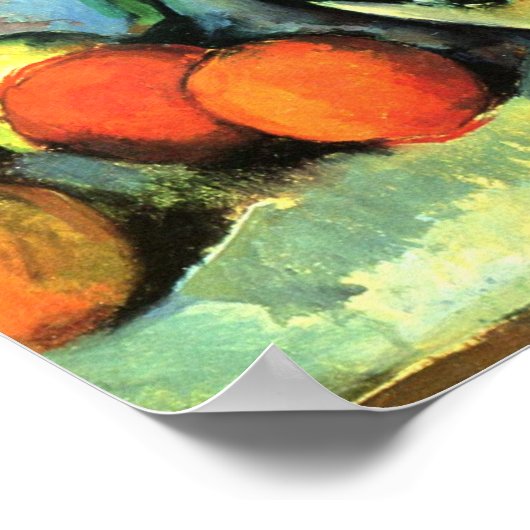 Tulpen in een Vase door Paul Cezanne,  kunst Poster (Hoek)