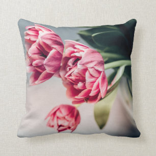 Tulpen in een Vase Kussen