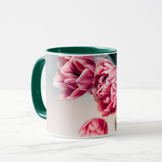 Tulpen in een Vase Mok (Voorkant links)